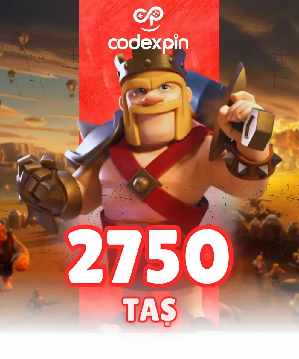 Clash Of Clans 2750 TAŞ