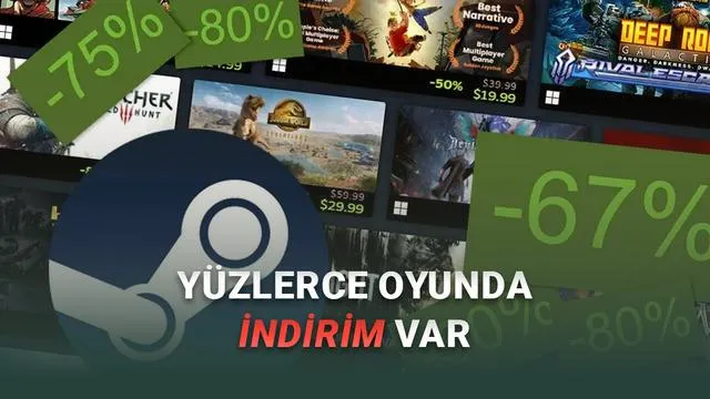 2025 Steam Kış İndirimleri: 20 Oyunda Büyük Fırsat, 13 Bin TL’ye Varan Tasarruf