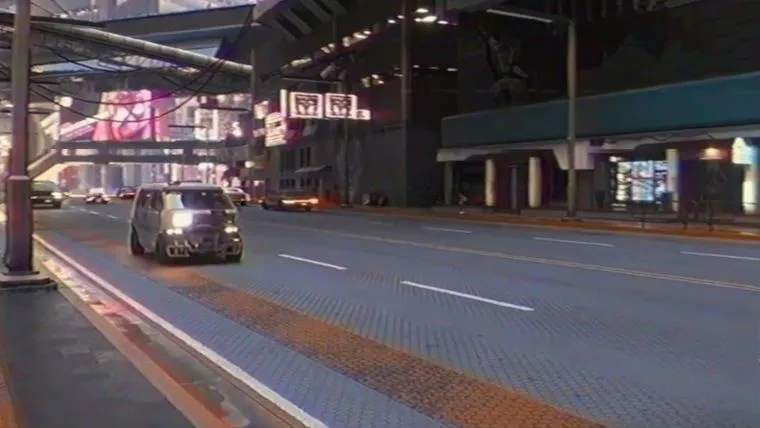 Cyberpunk 2077'de VHS Estetiğiyle Yeniden Tasarlanmış Night City