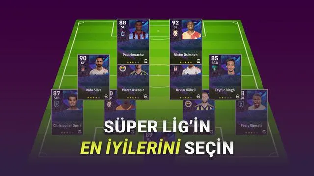 TFF ve eFootball İş Birliği: Süper Lig’in En İyi 11'lerini Seçme Fırsatı
