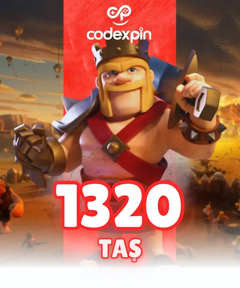 Clash Of Clans 1320 TAŞ